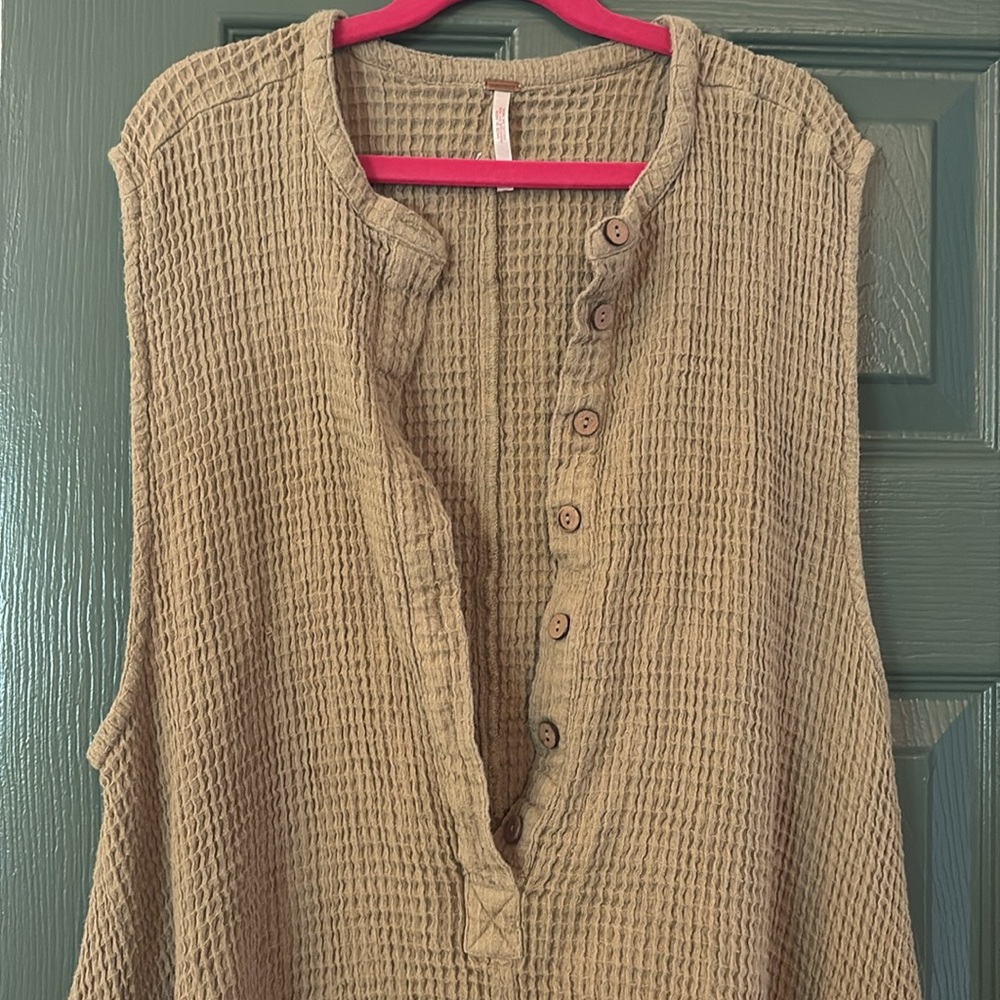 Free People Waffle one piece XS - Picture 2 of 7